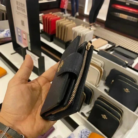 MEDIUM CORNER ZIP WALLET IM/MIDNIGHT - Picture 3 of 7